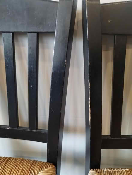 Photo of free Black bistro table /2 chairs (19124) #3