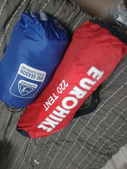 Photo of free Tent and sleeping bag (Heeley Bridge S7) #1