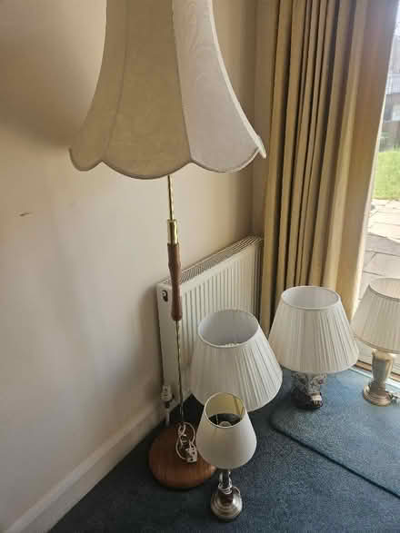 Photo of free Floor lamp and 8 table lamps (East Sheen SW14) #2