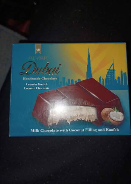 Photo of free Dubai coconut chocolate (Tufnell Park N7) #1