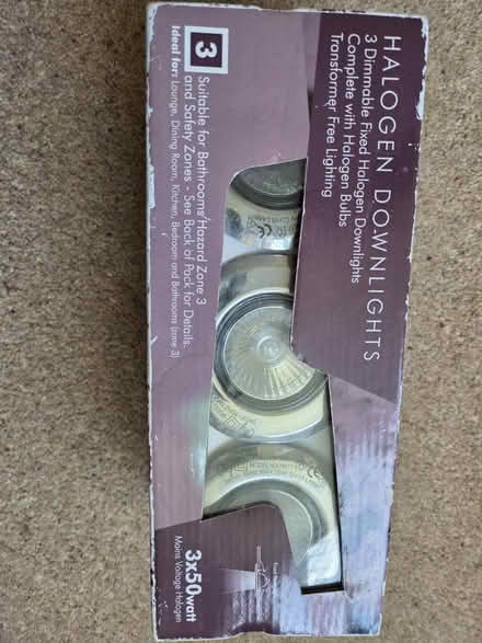 Photo of free Lighting GU10 Fixed Downlight 3pk (West Bridgford NG2) #2