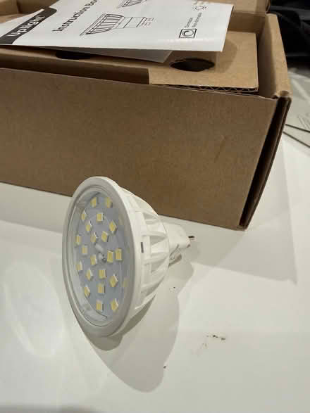 Photo of free Four MR16 LED bulbs (Juniper Green EH14) #2