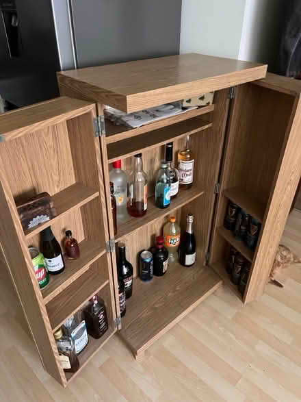 Photo of free Wooden side cabinet (L19 2QY) #2