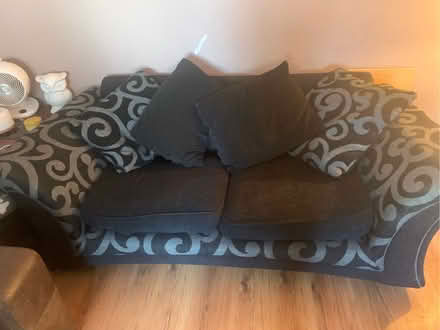 Photo of free 2 sofas and a bookcase. (Borth SY24) #3