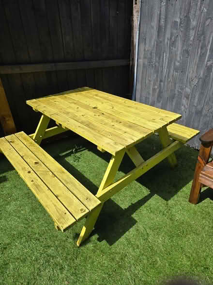 Photo of free Childrens picnic bench (Droitwich WR9) #1