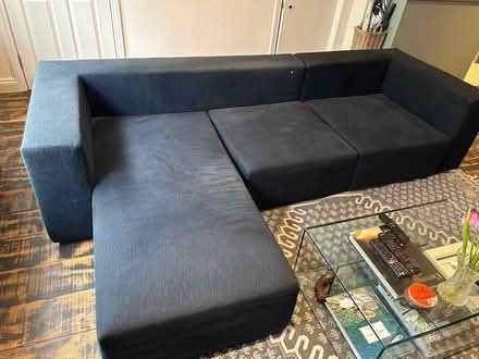 Photo of free Black Habitat Detachable Sofa (Olympia W14) #1