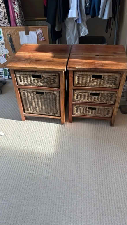 Photo of free Bedside units (RG27 0NT) #1