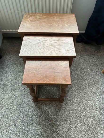 Photo of free Solid Wood Nest of 3 Tables (Potters Bar EN6) #2