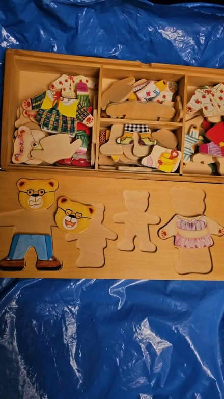 Photo of free Wooden teddy bear puzzle (Ramsey Mereside PE26) #2