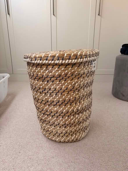 Photo of free Wicker laundry basket (St Margarets TW1) #2