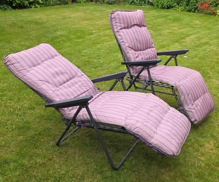 Photo of free 2 Reclining garden chairs (Westbrook WA5) #1