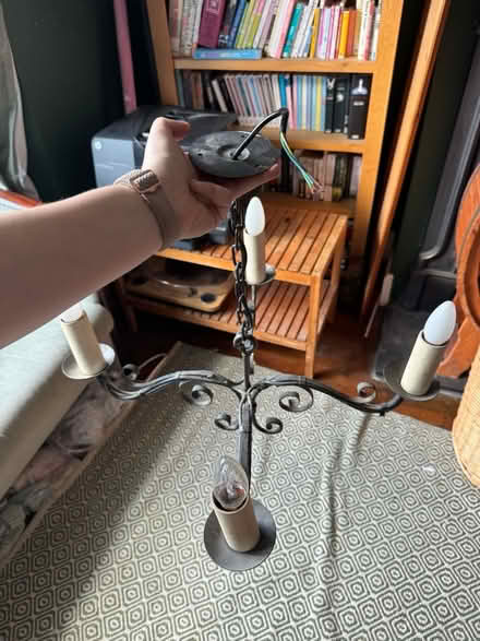 Photo of free Ceiling candelabra (Blindley Heath) #2