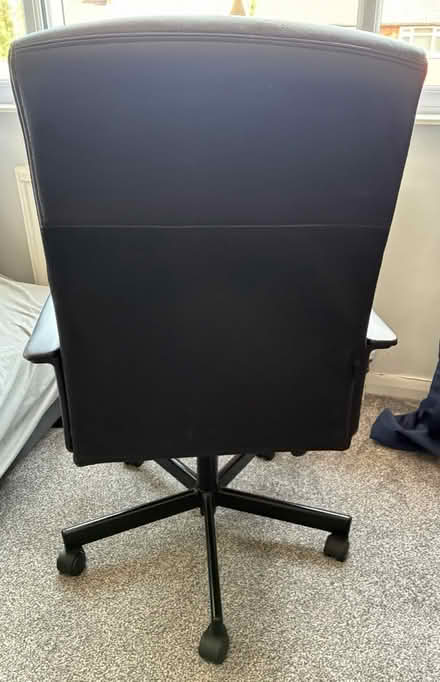 Photo of free Black Office / Desk Chair on Wheels (Potters Bar EN6) #2
