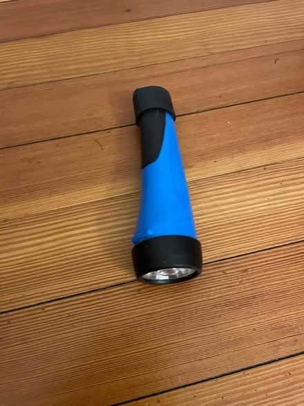 Photo of free small blue flashlight (Brookline) #1