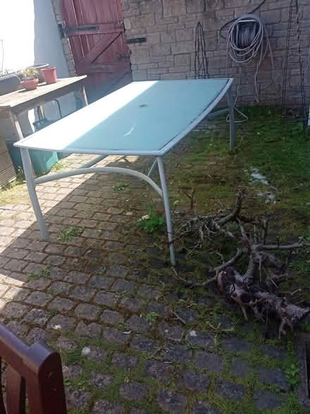 Photo of free Large garden dining table (BA2 8LG no 20) #2