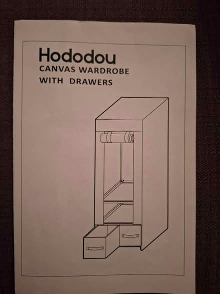Photo of free Canvas wardrobe with drawers (St Albans AL1) #1