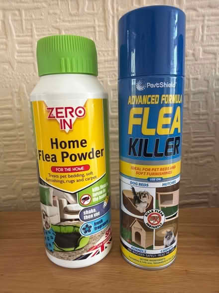 Photo of free Pet flea powder & spray both unused (Welling DA16) #1