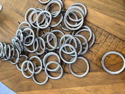 Photo of free curtain rings (46) (Anstey LE7) #1