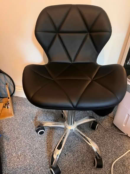 Photo of free Wheely leather chair (L19) #1