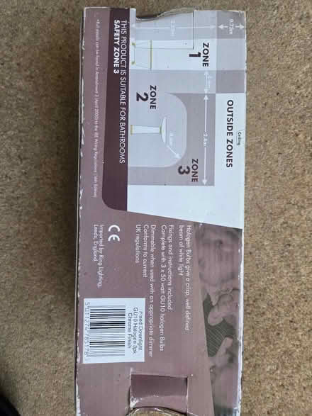 Photo of free Lighting GU10 Fixed Downlight 3pk (West Bridgford NG2) #1