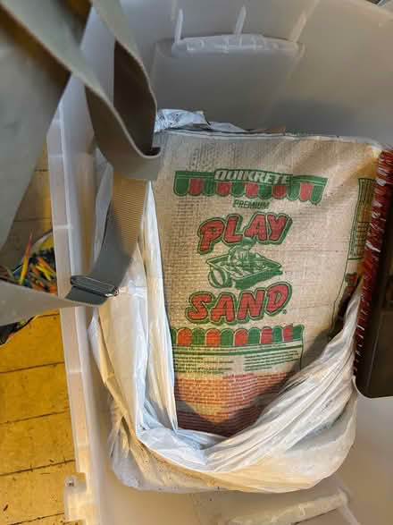 Photo of free three 50 pound bags play sand (Newton Center) #1