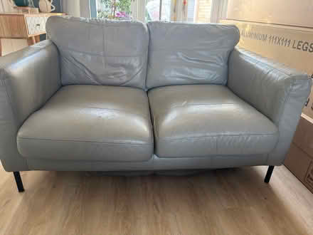Photo of free 3 + 2 seater leather sofa (Bromsgrove, Hilltops B61) #1