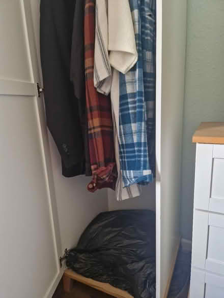 Photo of free single wardrobe & matching drawers (S40 Chesterfield) #4