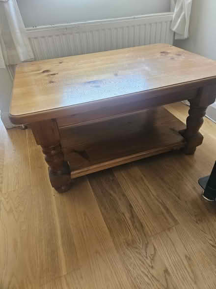 Photo of free Low Pine Table (East Sheen SW14) #1