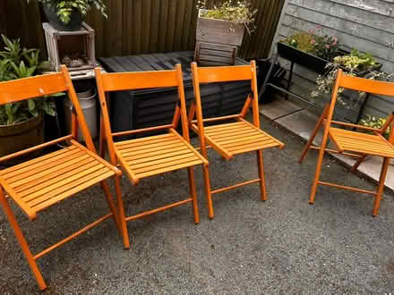 Photo of free Four folding chairs (SY4) #1