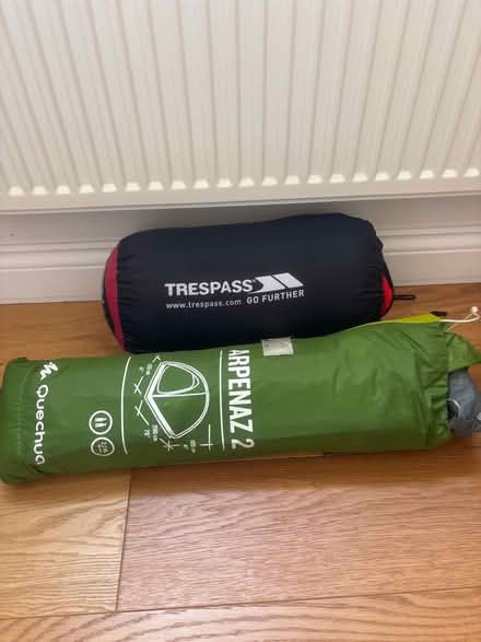 Photo of free 2 person tent & single sleeping bag (Tollington, Finsbury Park n4) #1