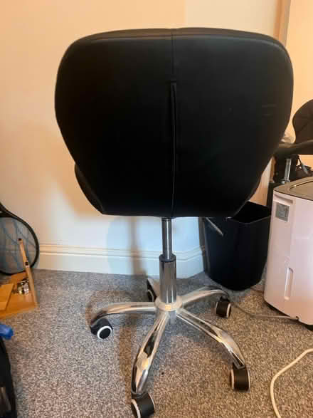 Photo of free Wheely leather chair (L19) #3