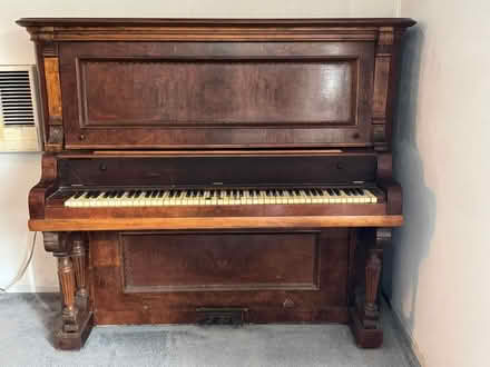 Photo of free Antique Upright Piano (Fountain Vly, Heil & Bushard) #3