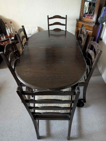 Photo of free Extendable table and 6 chairs (WS4 Walsall) #1