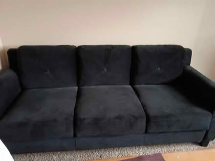 Photo of free Black sofa (East Norriton) #1