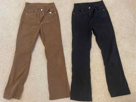 Photo of free Women’s Black and brown corduroy trousers (Penrith CA11) #1