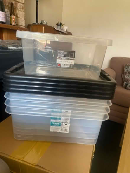 Photo of free Plastic storage boxes (SW2) #1