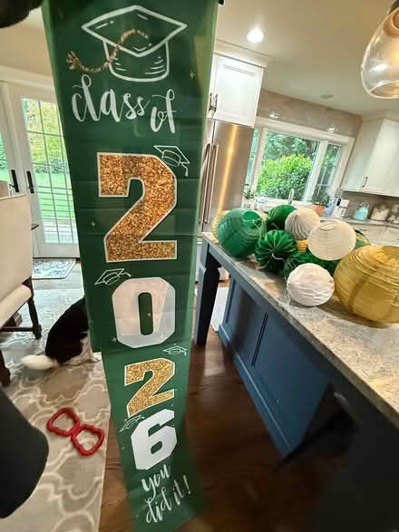 Photo of free Green, Gold and White Grad Decor (Vienna near Reston) #2
