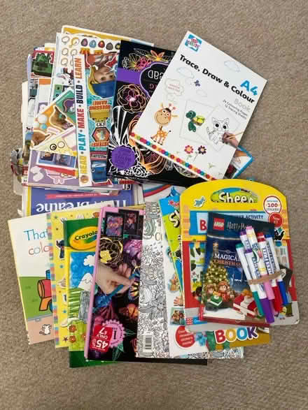Photo of free Job lot of colouring and craft activities (Blacklands TN34) #1