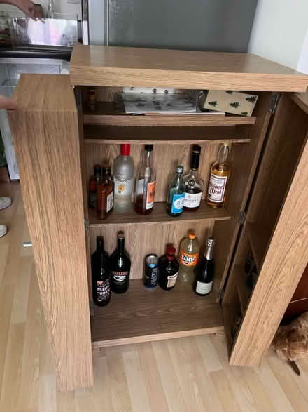 Photo of free Wooden side cabinet (L19 2QY) #3