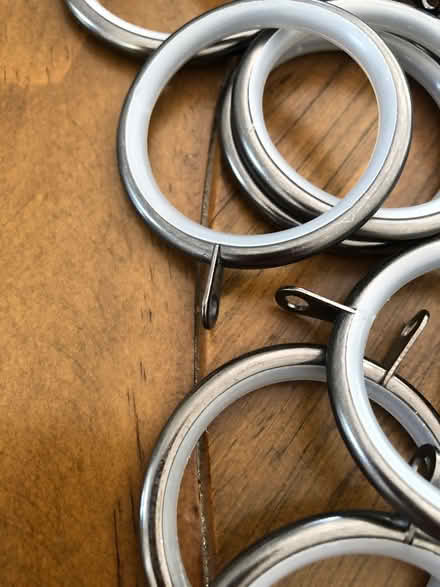 Photo of free curtain rings (46) (Anstey LE7) #2