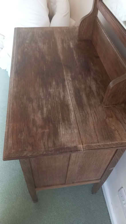Photo of free Wooden sideboard and mirror (Far Green GL11) #2