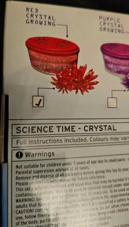 Photo of free Crystal making kit (Ramsey Mereside PE26) #3