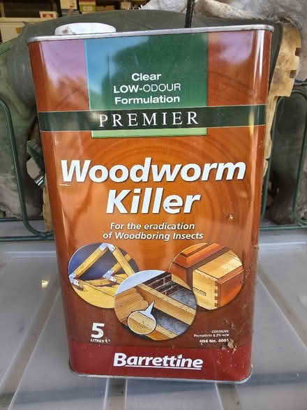 Photo of free Woodworm killer. (Godmanchester PE29) #1