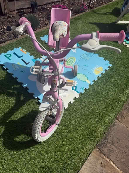 Photo of free Pink Toddler bike with stabilisers (Gordon Hill EN2) #2