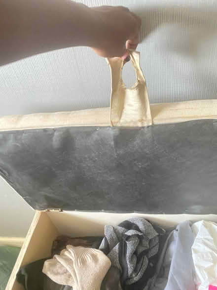 Photo of free Footstool / Ottoman Storage Box (Fairwater CF5) #1