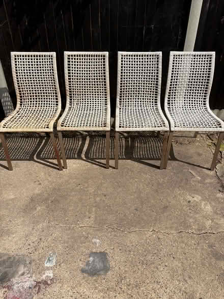 Photo of free IKEA outdoor wicker chairs (Oulton broad) #1