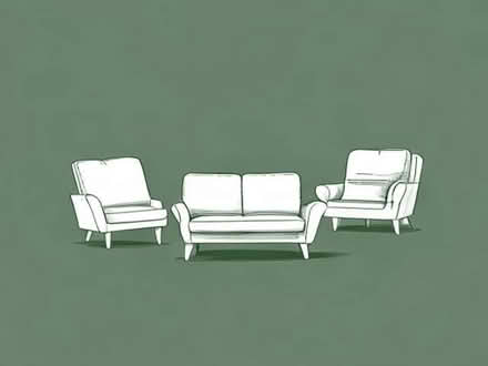 Photo of 2 seater sofa and 2 easy chairs (Loughborough LE11) #1