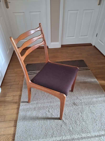 Photo of free Teak dining chair (Pakefield NR33) #1