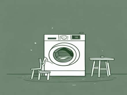 Photo of Washing machine and a small dinning set (Lockwood HD1) #1