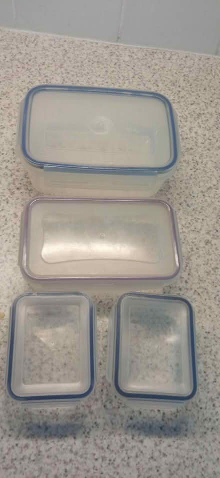 Photo of free 4 plastic boxes with lockable lids (St Margarets TW1) #2